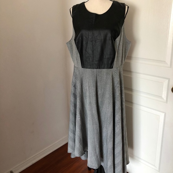 Lane Bryant Dresses & Skirts - *SOLD* Lane Bryant Gray Black High Low Dress 20